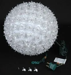 Clear 150 Light Starlight Sphere 10" -Holiday Lights Sales 0001745 clear 150 light starlight sphere 10