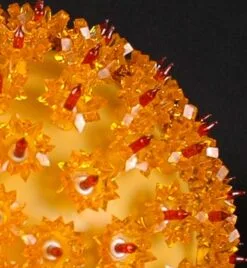 Amber/Orange 100 Light Starlight Sphere 7.5" 11 Amber/Orange 100 Light Starlight Sphere 7.5" -Holiday Lights Sales 0002195 amberorange 100 light starlight sphere 75