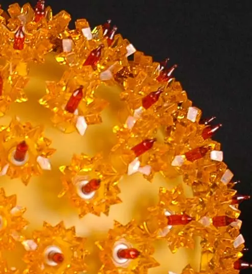 Amber/Orange 50 Light Mini Starlight Sphere 6" 4 Amber/Orange 50 Light Mini Starlight Sphere 6" - Image 4