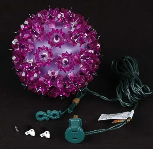 Purple 50 Light Mini Starlight Sphere 6" 7 Purple 50 Light Mini Starlight Sphere 6" - Image 7