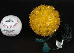 Yellow 50 Light Mini Starlight Sphere 6" -Holiday Lights Sales 0002245 yellow 50 light mini starlight sphere 6