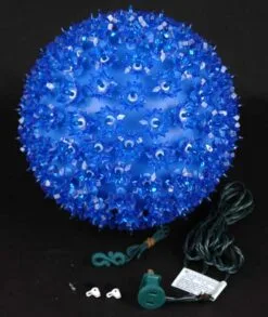 Blue 150 Light Starlight Sphere 10" -Holiday Lights Sales 0002251 blue 150 light starlight sphere 10