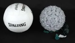 Silver 100 Light Starlight Sphere 7.5" -Holiday Lights Sales 0003450 silver 100 light starlight sphere 75