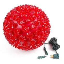 150 Red LED 10" Sphere -Holiday Lights Sales 0007464 150 red led 10 sphere