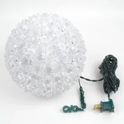 100 Twinkle LED 7.5" Sphere -Holiday Lights Sales 0007483 100 twinkle led 75 sphere