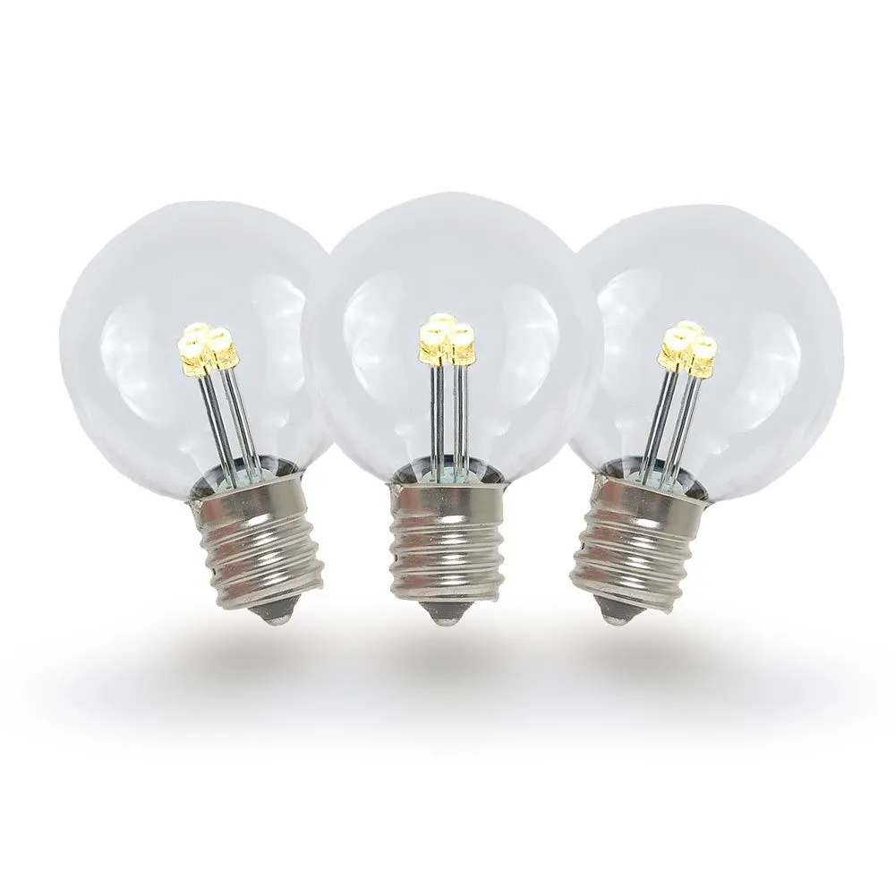 Warm White - G30 Glass LED Replacement Bulbs - 25 Pack 3 Warm White - G30 Glass LED Replacement Bulbs - 25 Pack - Image 3