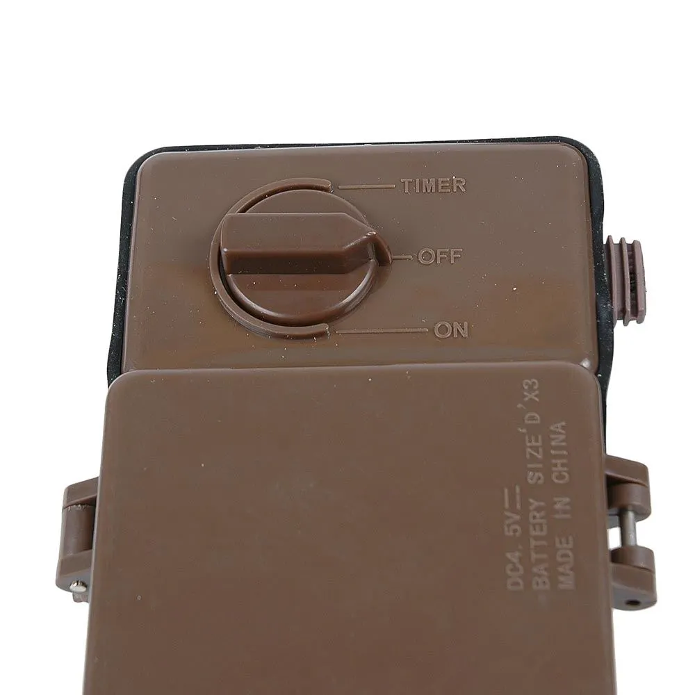 50 LED Battery Operated Lights Warm White Brown Wire 4 50 LED Battery Operated Lights Warm White Brown Wire - Image 4