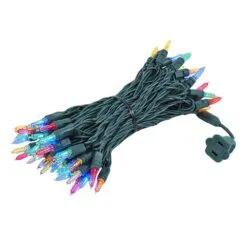 Holiday Lights Sales -Holiday Lights Sales 0014367 70 light traditional t5 multi led mini lights green wire