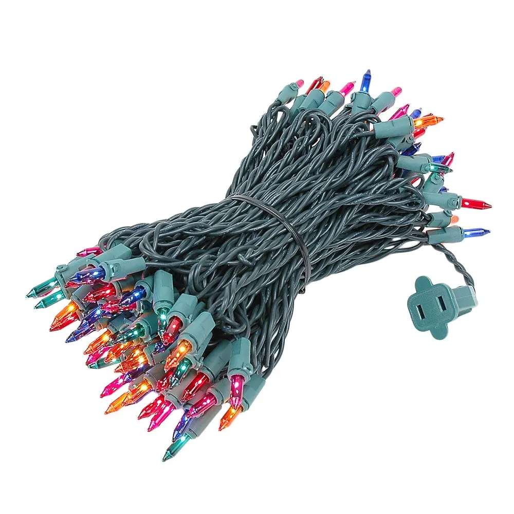 Connect 10 Multi Christmas Mini Lights 100 Light 50 Feet Long 4 Connect 10 Multi Christmas Mini Lights 100 Light 50 Feet Long - Image 4