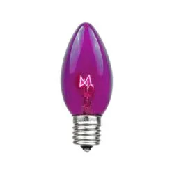 100 C9 Christmas Light Set - Purple Bulbs - White Wire 10 100 C9 Christmas Light Set - Purple Bulbs - White Wire -Holiday Lights Sales 0017025 100 c9 christmas light set purple bulbs white wire