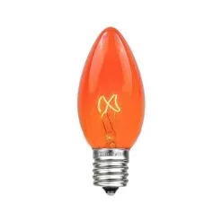 100 C9 Christmas Light Set - Orange Bulbs - White Wire 10 100 C9 Christmas Light Set - Orange Bulbs - White Wire -Holiday Lights Sales 0017055 100 c9 christmas light set orange bulbs white wire