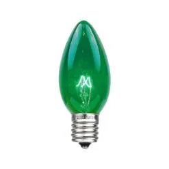 100 C9 Christmas Light Set - Green Bulbs - Brown Wire 10 100 C9 Christmas Light Set - Green Bulbs - Brown Wire -Holiday Lights Sales 0017113 100 c9 christmas light set green bulbs brown wire