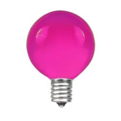 100 G40 Globe String Light Set With Purple Bulbs On Brown Wire -Holiday Lights Sales 0018706 100 g40 globe string light set with purple bulbs on brown wire