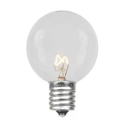 G50 Clear Globe Shaped Bulbs With 100 Socket String Light Set -Holiday Lights Sales 0019222 g50 clear globe shaped bulbs with 100 socket string light set