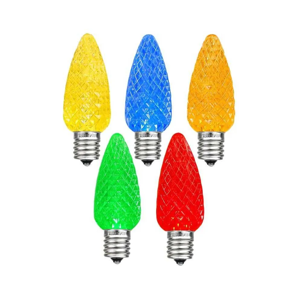 Multi Colored C7 LED Replacement Lamps 25 Pack 5 Multi Colored C7 LED Replacement Lamps 25 Pack - Image 5