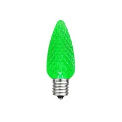 Green C7 LED Replacement Bulbs 25 Pack -Holiday Lights Sales 0019572 green c7 led replacement bulbs 25 pack