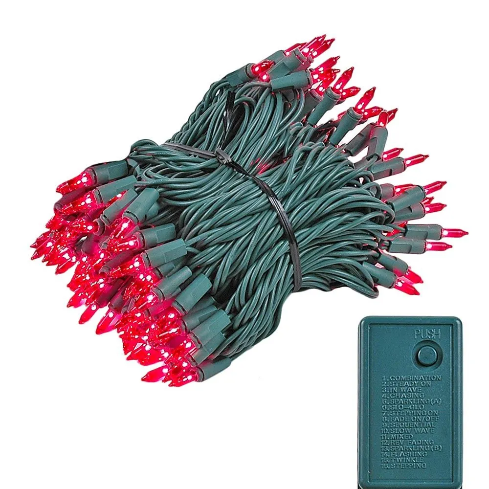 Pink Multi Function Chasing Christmas Lights 2 Pink Multi Function Chasing Christmas Lights - Image 2