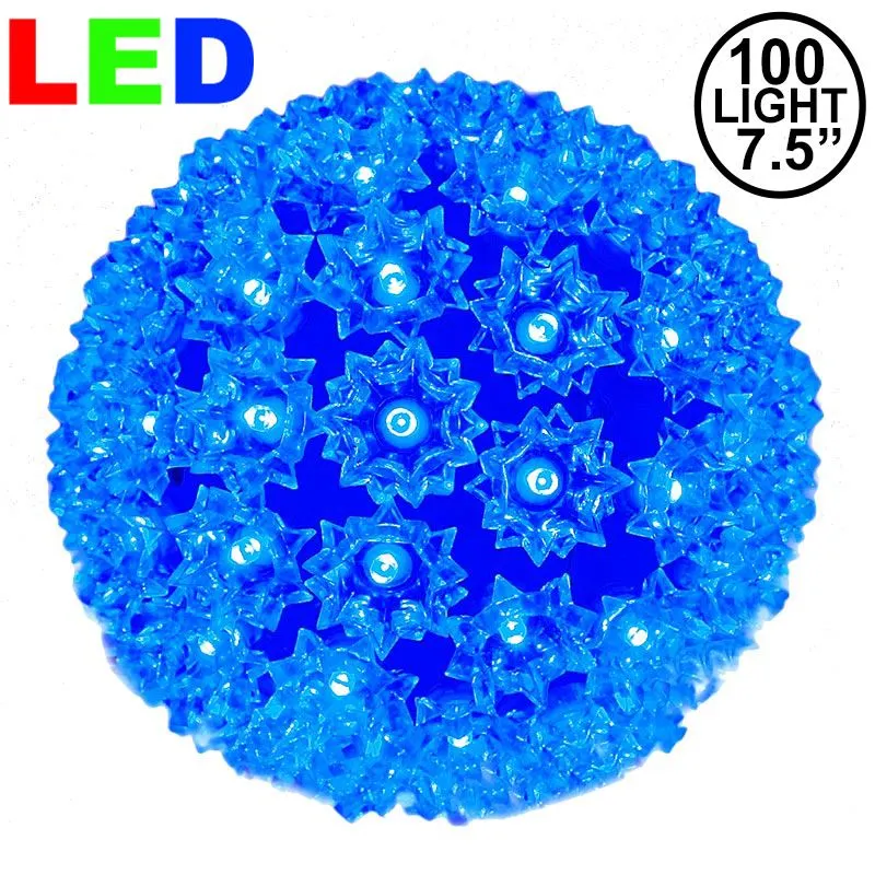 100 Blue LED 7.5" Sphere 1 100 Blue LED 7.5" Sphere