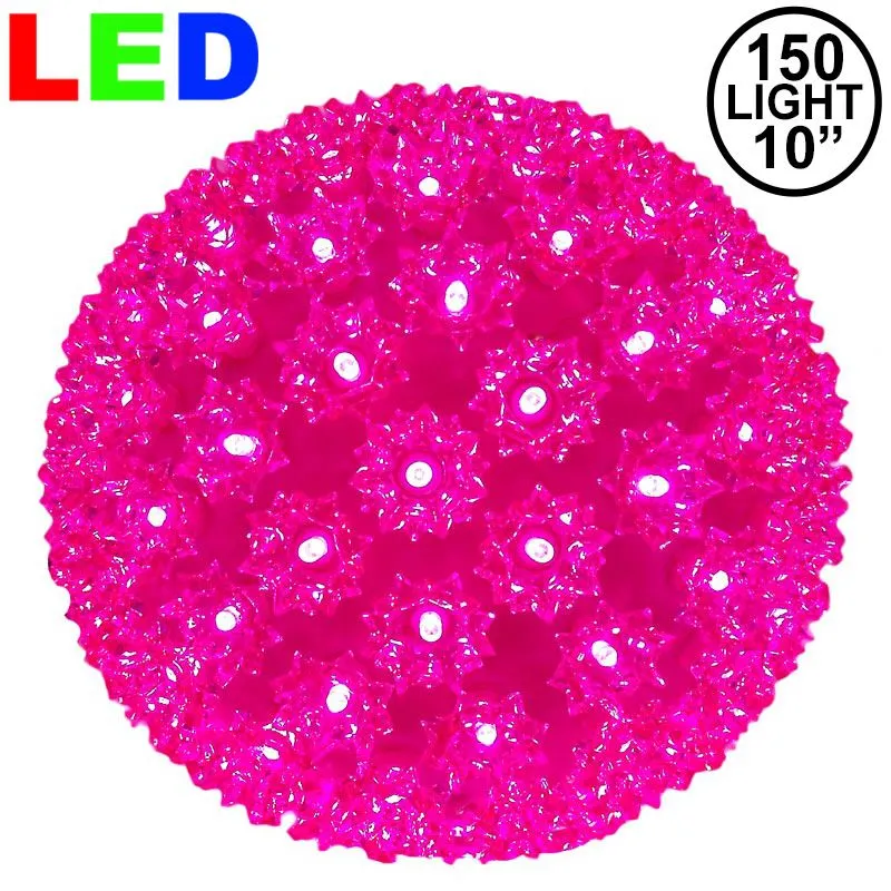 150 Pink LED 10" Sphere 1 150 Pink LED 10" Sphere