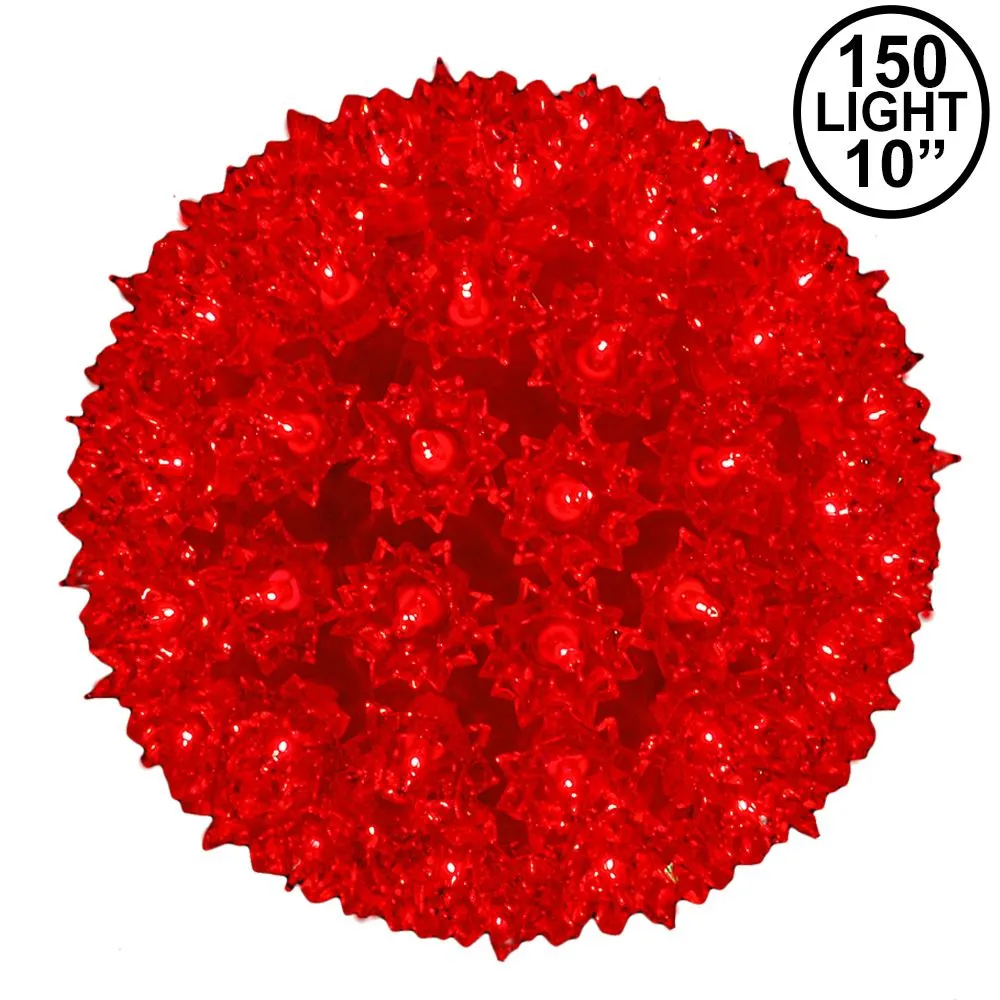 Red 150 Light Starlight Sphere 10" 1 Red 150 Light Starlight Sphere 10"