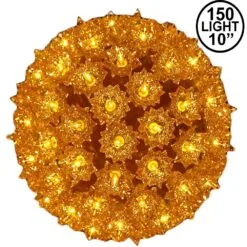 Gold 150 Light Starlight Sphere 10"