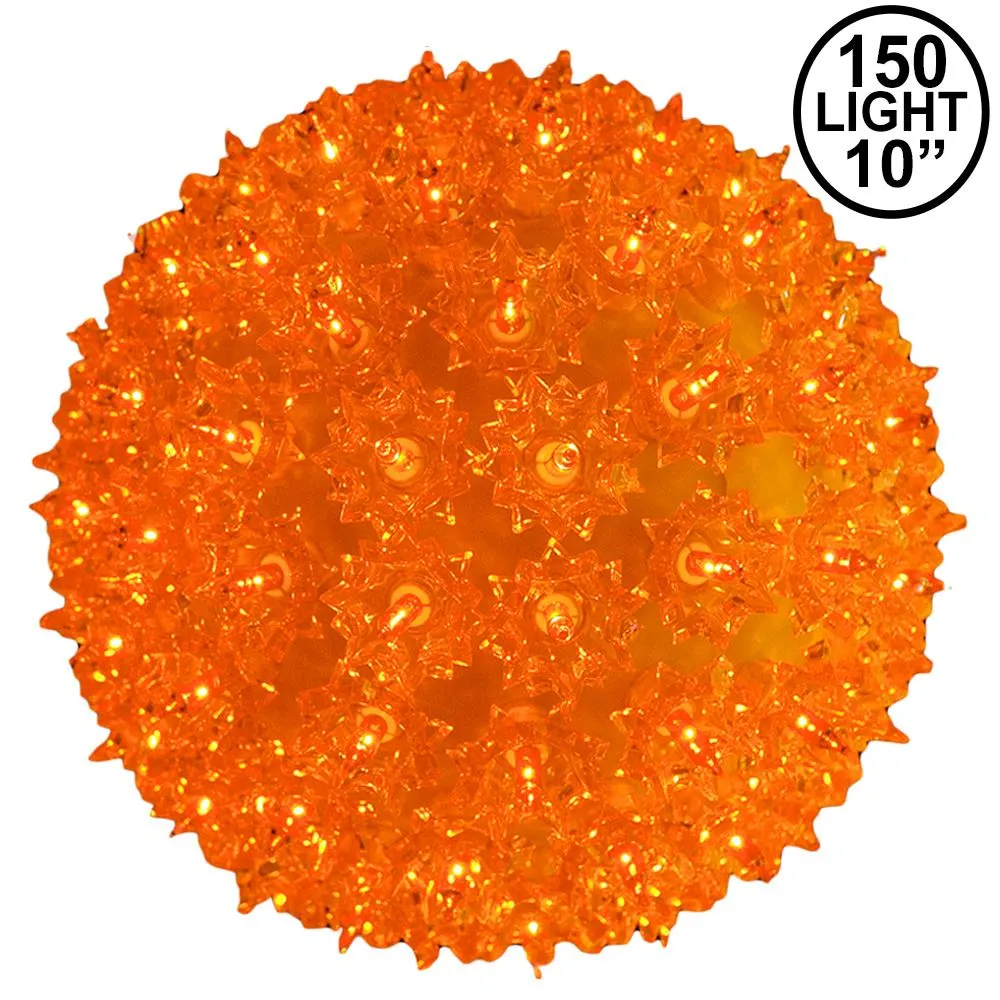 Amber/Orange 150 Light Starlight Sphere 10" 1 Amber/Orange 150 Light Starlight Sphere 10"