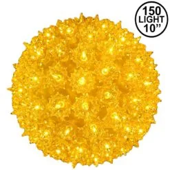 Yellow 150 Light Starlight Sphere 10"