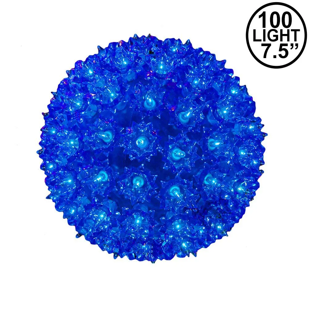 Blue 100 Light Starlight Sphere 7.5" 1 Blue 100 Light Starlight Sphere 7.5"