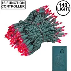 Pink Multi Function Chasing Christmas Lights