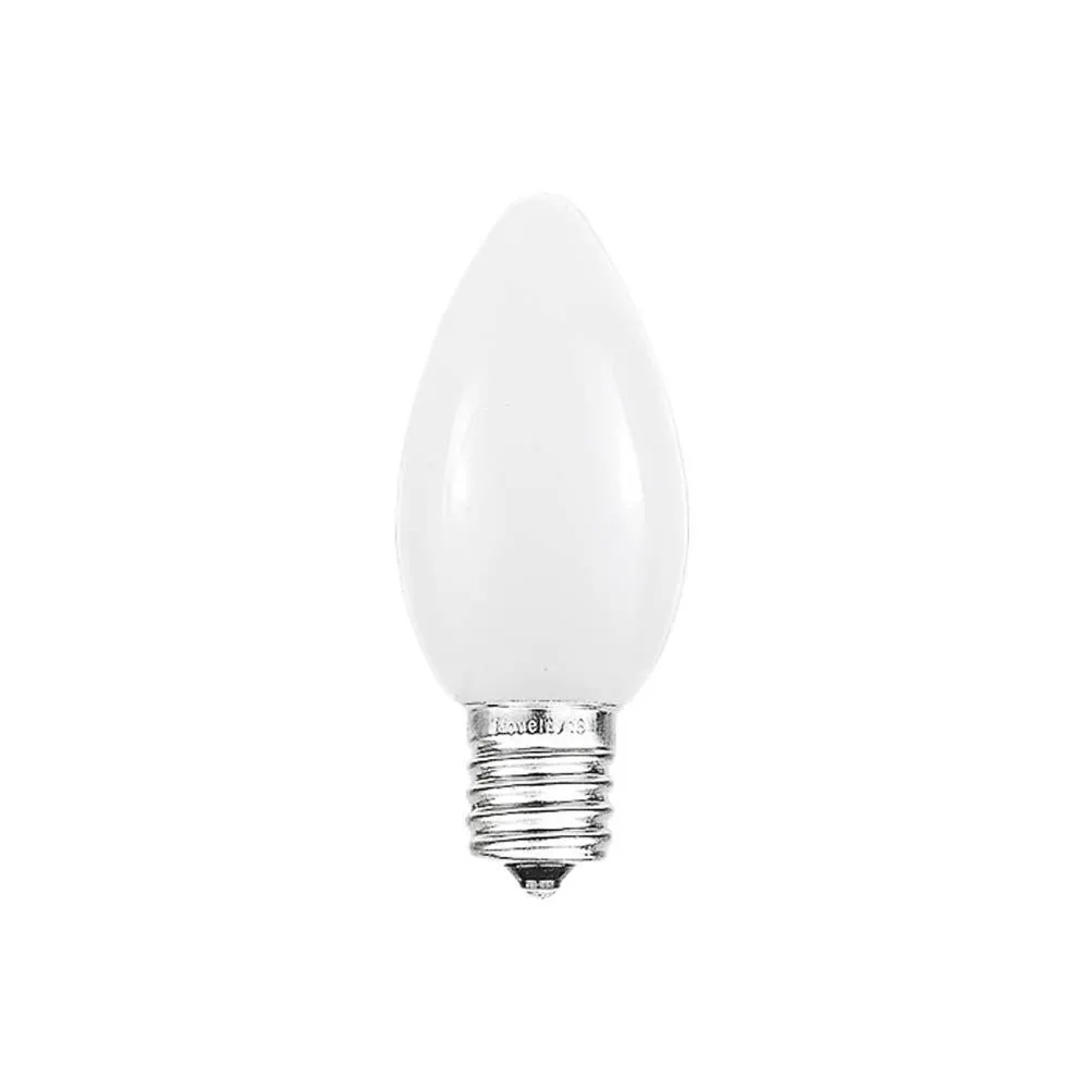 C7 - Warm White - Ceramic (plastic) LED Replacement Bulbs - 25 Pack 3 C7 - Warm White - Ceramic (plastic) LED Replacement Bulbs - 25 Pack - Image 3