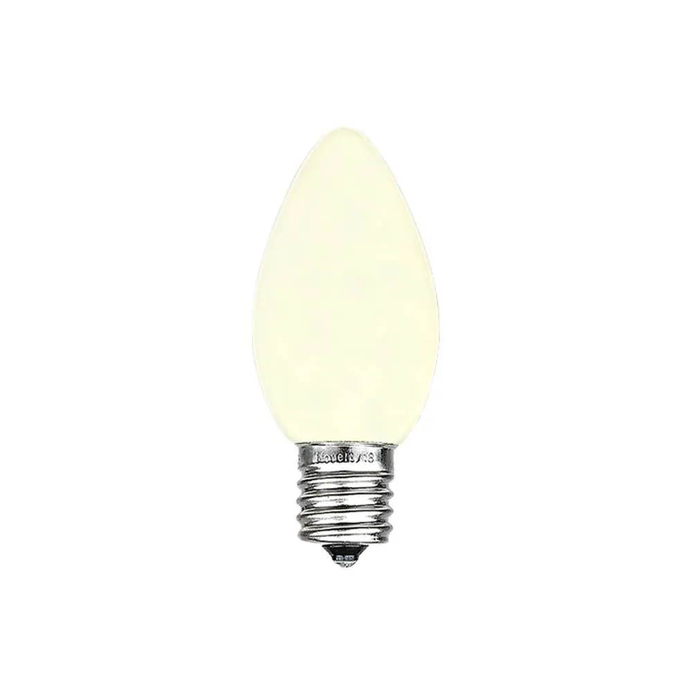 C7 - Warm White - Ceramic (plastic) LED Replacement Bulbs - 25 Pack 2 C7 - Warm White - Ceramic (plastic) LED Replacement Bulbs - 25 Pack - Image 2