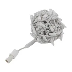 Coaxial 100 LED Warm White 6" Spacing White Wire -Holiday Lights Sales 0025433 coaxial 100 led warm white 6 spacing white wire