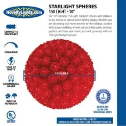 Green 150 Light Starlight Sphere 10" -Holiday Lights Sales 0029601 green 150 light starlight sphere 10