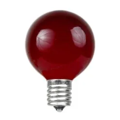 Red Satin G50 7 Watt Replacement Bulbs 25 Pack 6 Red Satin G50 7 Watt Replacement Bulbs 25 Pack -Holiday Lights Sales 0029780 red satin g50 7 watt replacement bulbs 25 pack