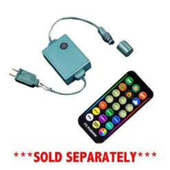 100 RGB + Warm White LED 4" Spacing Green Wire Coaxial W/o Power Supply & Remote -Holiday Lights Sales 0030709 100 rgb warm white led 4 spacing green wire coaxial wo power supply remote