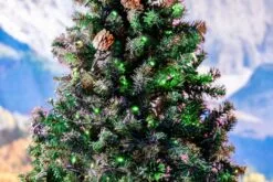 Commercial Grade Wide Angle 70 LED Green 24' Long On Green Wire -Holiday Lights Sales 0031923 commercial grade wide angle 70 led green 24 long on green wire