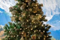 Commercial Grade Wide Angle 70 LED Warm White 35.5' Long On Green Wire -Holiday Lights Sales 0031989 commercial grade wide angle 70 led warm white 355 long on green wire