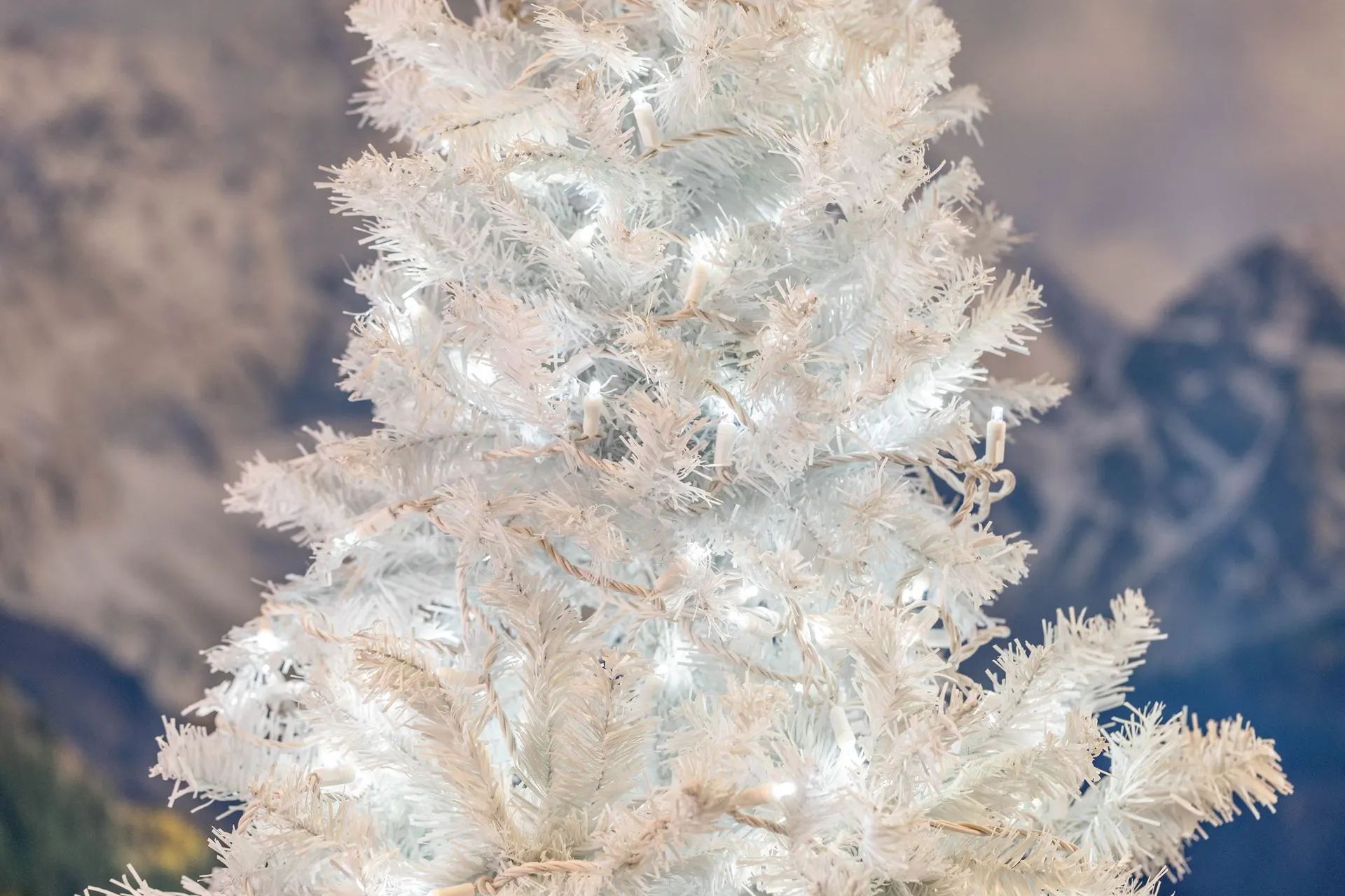 Commercial Grade Wide Angle 70 LED Pure White 24' Long On White Wire 6 Commercial Grade Wide Angle 70 LED Pure White 24' Long On White Wire - Image 6