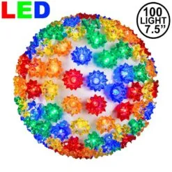 100 Multi LED 7.5" Sphere