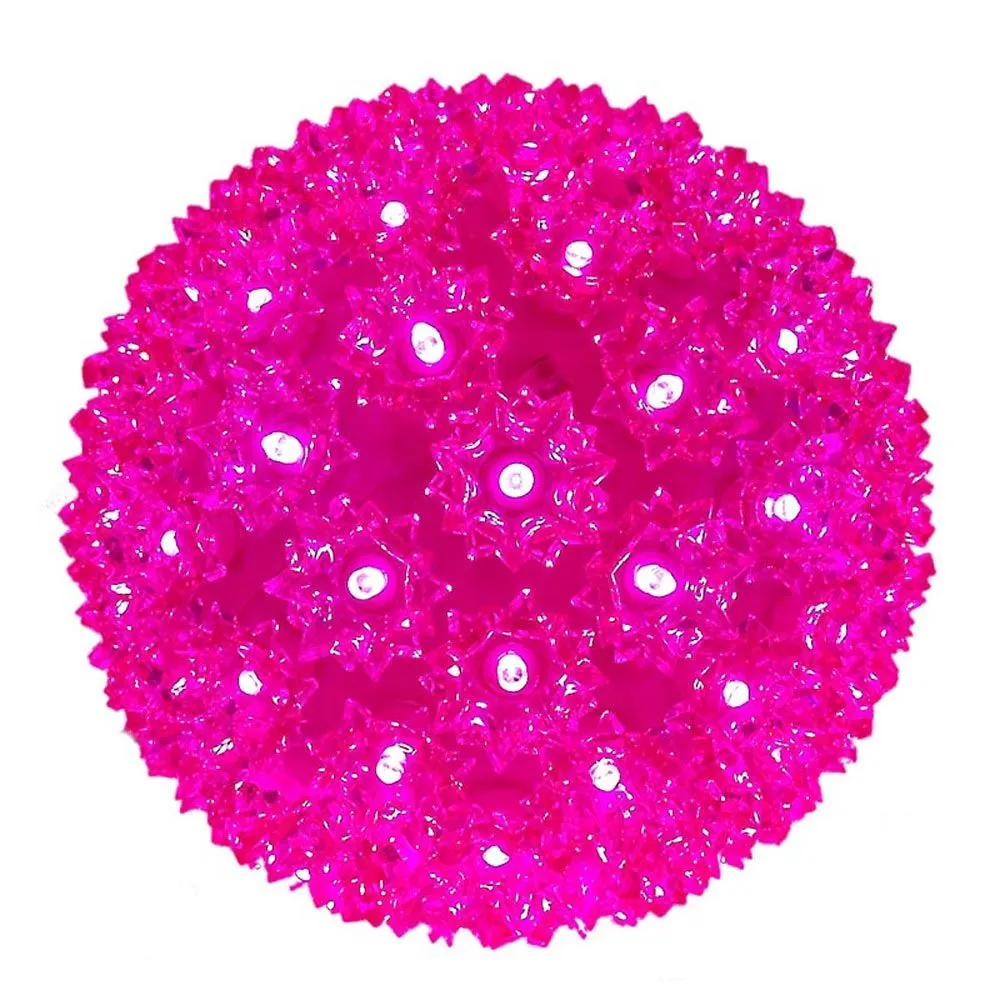 100 Pink LED 7.5" Sphere 2 100 Pink LED 7.5" Sphere - Image 2