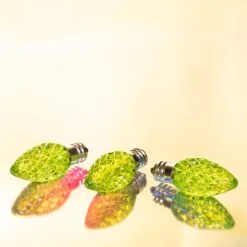 Lime Green C7 LED Replacement Bulbs 25 Pack -Holiday Lights Sales 0033304 lime green c7 led replacement bulbs 25 pack