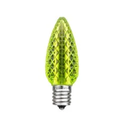 Lime Green C9 LED Replacement Bulbs 25 Pack -Holiday Lights Sales 0033353 lime green c9 led replacement bulbs 25 pack