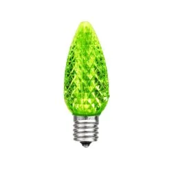 Lime Green C7 LED Replacement Bulbs 25 Pack -Holiday Lights Sales 0033356 lime green c7 led replacement bulbs 25 pack