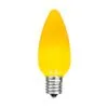 C9 - Yellow - Ceramic (plastic) LED Replacement Bulbs - 25 Pack