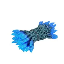 Coaxial Blue 70 LED C6 Strawberry Mini Lights Commercial Grade On Green Wire 7 Coaxial Blue 70 LED C6 Strawberry Mini Lights Commercial Grade On Green Wire -Holiday Lights Sales 0033741 coaxial blue 70 led c6 strawberry mini lights commercial grade on green wire