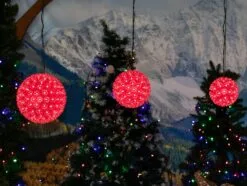 100 Red LED 7.5" Sphere -Holiday Lights Sales 0033861 100 red led 75 sphere