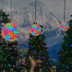 150 Multi LED 10" Sphere -Holiday Lights Sales 0033991 150 multi led 10 sphere