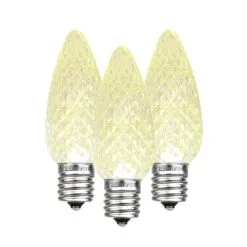 Warm White C9 LED Replacement Bulbs 25 Pack -Holiday Lights Sales 0034564 warm white c9 led replacement bulbs 25 pack