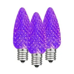 Purple C9 LED Replacement Bulbs 25 Pack 11 Purple C9 LED Replacement Bulbs 25 Pack -Holiday Lights Sales 0034568 purple c9 led replacement bulbs 25 pack